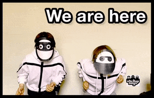 We Are Here GIF by Stick Up Music