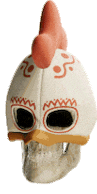 3D Skull Sticker