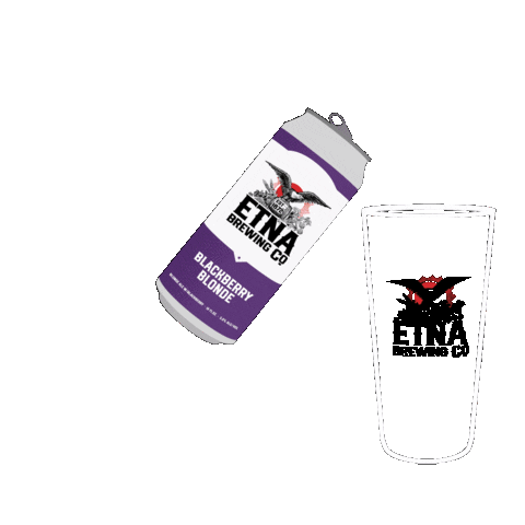 Beer Drinking Sticker by Etna Brewing Company