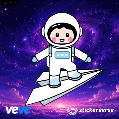 Flying In Space GIF by VeVe