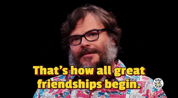 Jack Black Friends GIF by First We Feast