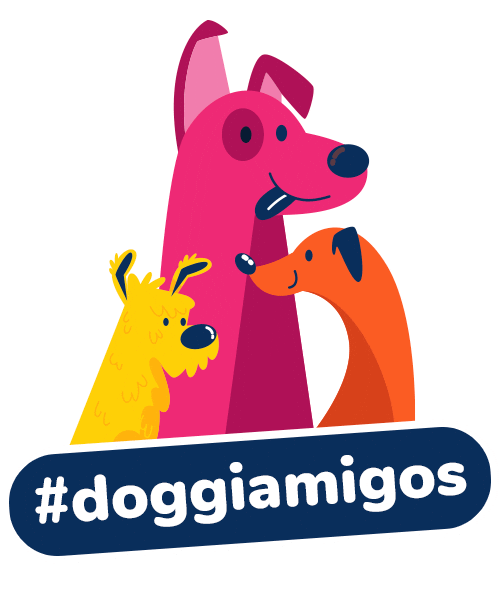 Dog Buenos Dias Sticker by Doggiapp