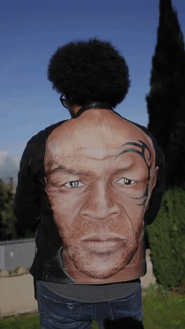 METCHA cat leather jacket miketyson GIF