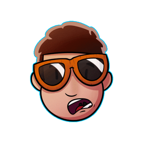 Scared Sticker