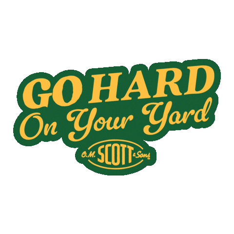 Grass Yard Sticker by OM Scott and Sons