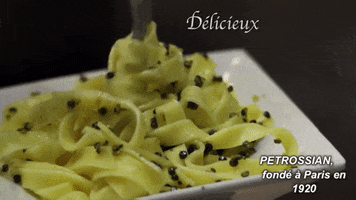 petrossian goal yummy chef pasta GIF