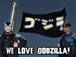 Hideo Kojima Godzilla GIF