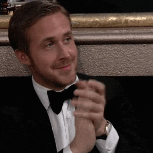 Ryan Gosling Applause GIF - Find & Share on GIPHY