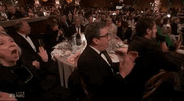 Congratulating Stand Up GIF by Golden Globes