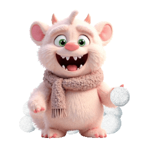 Cute Monster Sticker