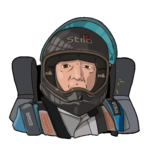 Rally Simpson Sticker by Shamilov