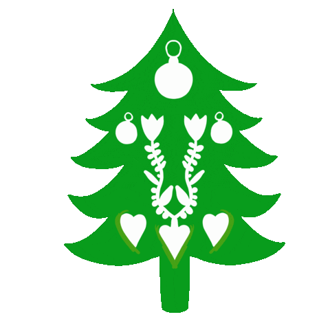Christmas Tree Love Sticker