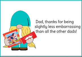 Fathers Day Gnome GIF