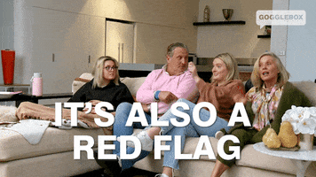 Red Flag Laughing GIF by Gogglebox Australia