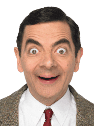 Mr Bean Face Sticker by Baruch Geuze for iOS & Android | GIPHY