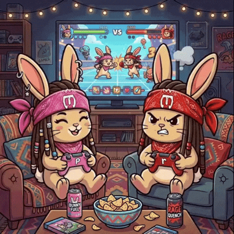 Game Night Bunny GIF