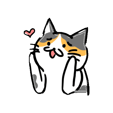 Cat Love Sticker for iOS & Android | GIPHY