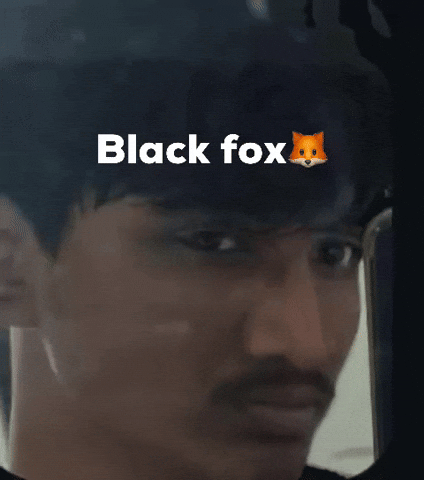 Black Fox Krishna GIF