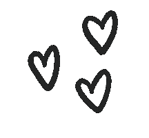 Love You Hearts Sticker