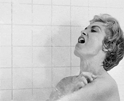 classic film shower GIF