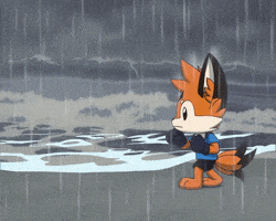 Power Raining GIF by Foxy
