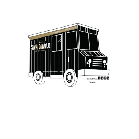 San Diablo Churros Sticker