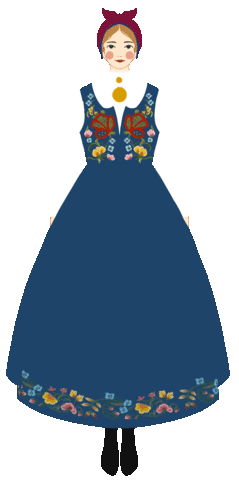 Bunad Sticker by Heimen Husfliden