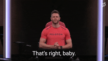 Thats Right Baby GIF by Peloton