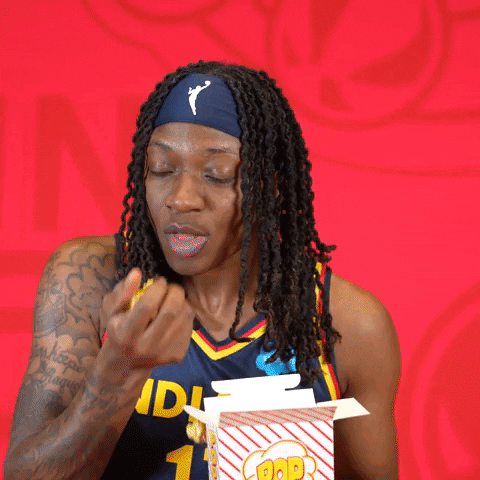 Womens Basketball Popcorn GIF by Indiana Fever