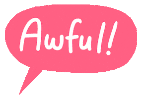 Awful Sticker by Linzie Hunter