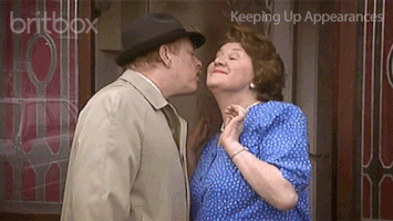 happy keepingupappearances GIF by britbox