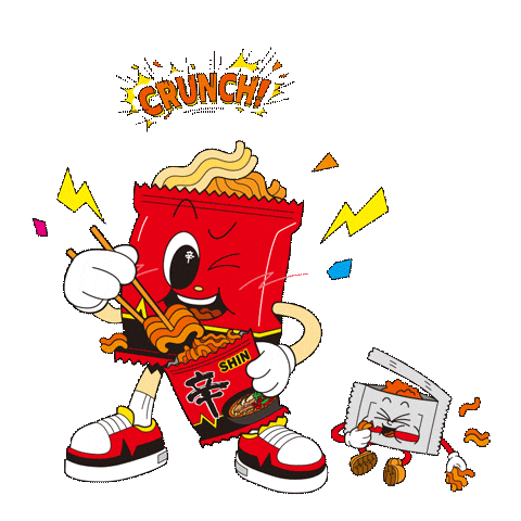 Ramen Noodles Sticker by Nongshim Global