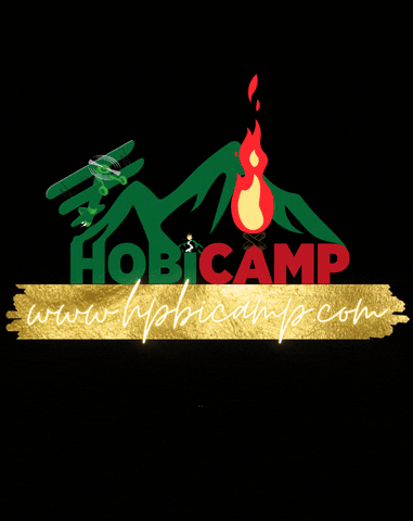 hobicamp fire adventure camping camp GIF