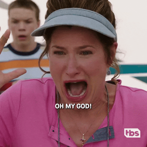 Shock Omg GIF by TBS Network