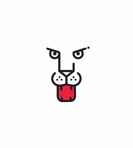 InternationalSchoolDusseldorf school mascot tongue lion GIF