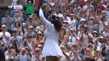wave smile GIF by Wimbledon