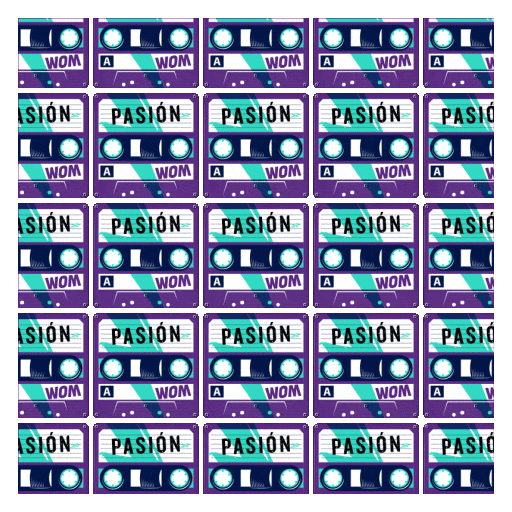 Cassette Valores Sticker by Wom Colombia