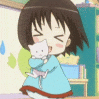 Charming Anime Cuddle GIF  GIFDBcom