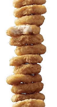 chicken nuggets loop GIF