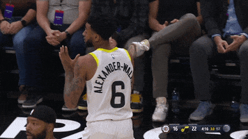 Shocked Basketball GIF by Utah Jazz