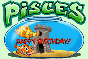 Happy Birthday Fish GIF