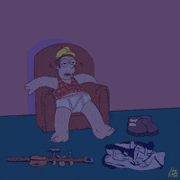 Tired Simpsons GIF