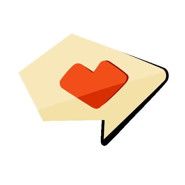 I Love You Heart Sticker by ircha_gram