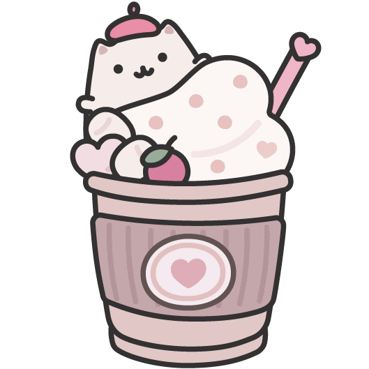 Cat Pink Sticker