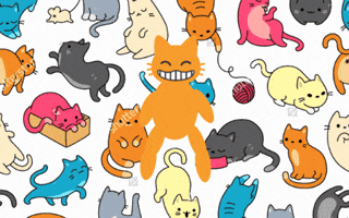 Cat Laughing GIF by giphy-dev