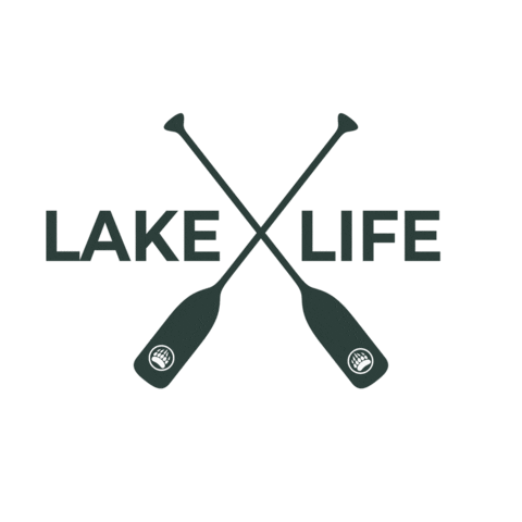Lake Paddle Sticker by Muskoka Bear Wear