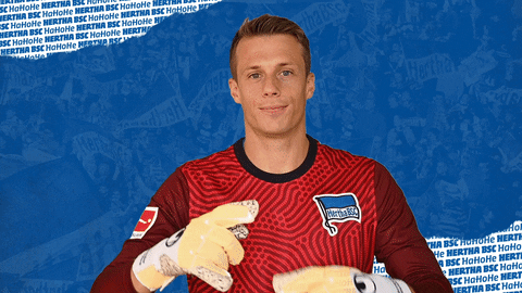 Goalkeeper Keeper GIF by Hertha BSC - Find & Share on GIPHY