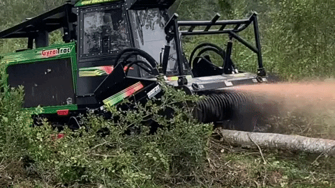 Gyro-Trac Mulching Machine Gif