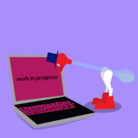 Saying Work In Progress Sticker For Ios Android Giphy