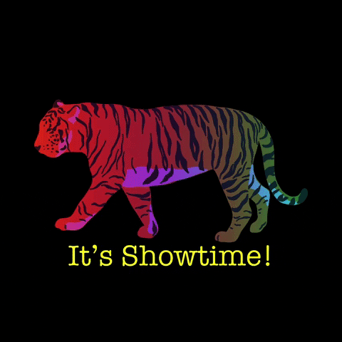 Its Showtime Tiger GIF by IMPRINTDUBAI